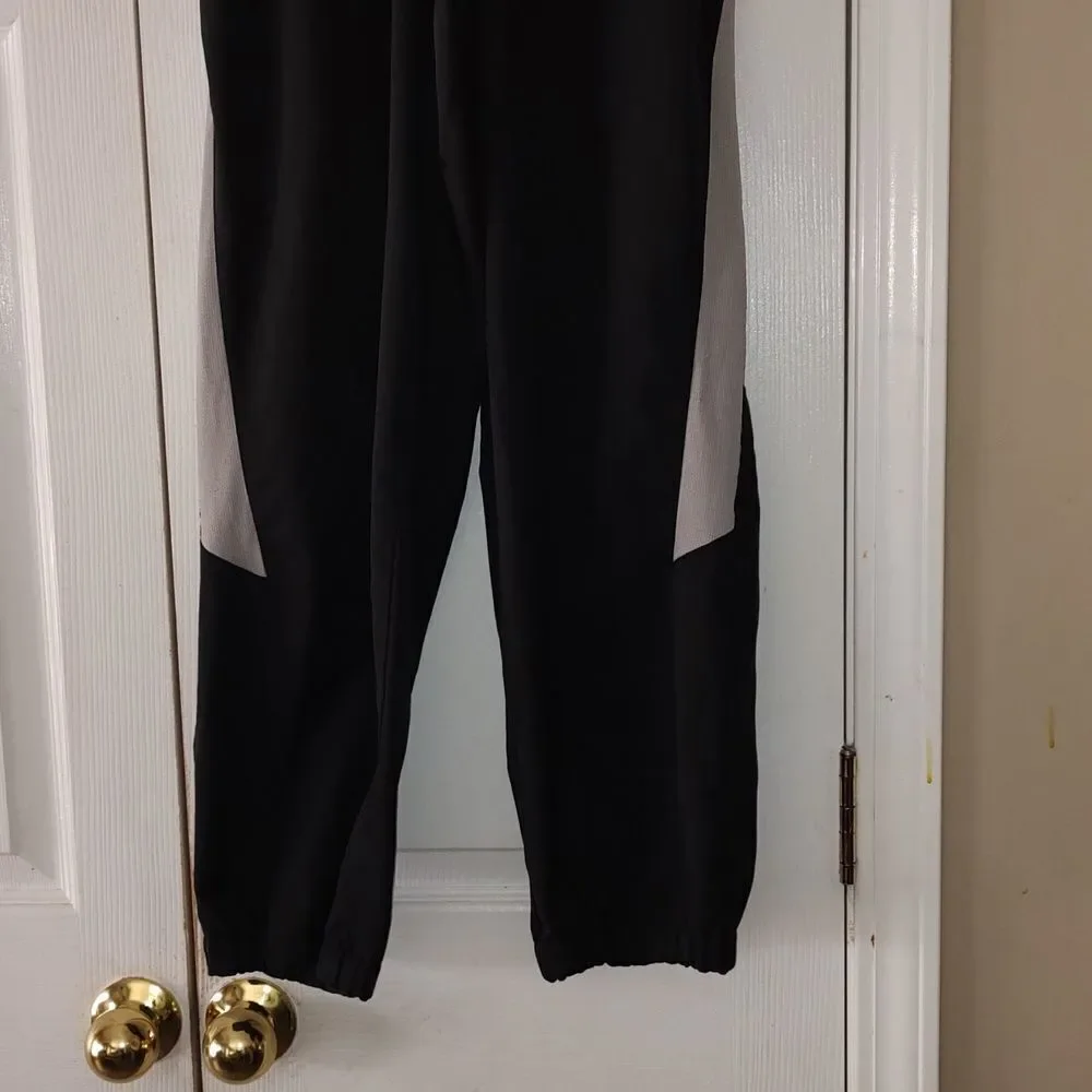 Nike Performance black and gray cuffed pants Sz S (8-10) GUC